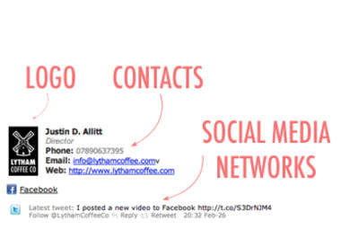create a Professional EMAIL signature with your logo big1