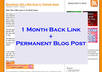 give you a 1 month link on my high traffic gambling site+ a permanent review