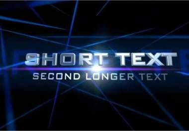 create a professional looking design intro video for your business with fast delivery big1