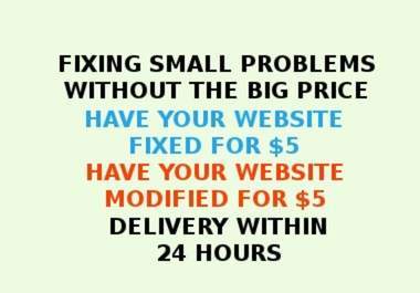 fix or modify your website big1
