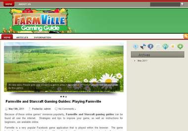 give you a Wordpress Blog script about Farmville big1
