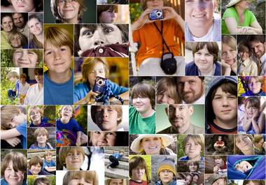 create a collage of your loved ones big1