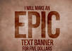 make an EPIC text banner small1