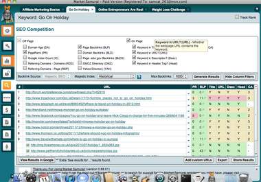 evaluate your keyword competition in Market Samurai big1