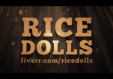 create this Golden 3D TITLE reveal big1
