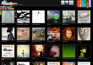 add your website in the homepage of my famous visual blog Getacandy big1