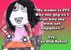 commission my 7 yr old daughter to create a work of art for you, any subject small1