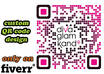 create 1 Custom QR code design for one website url or business contact with logo