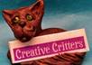 make a cute cat sculpture holding your logo, business name, or short message small1