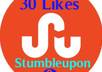 give 30 STUMBLE likes for your 10 links on StumbleUpon