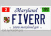 create a Maryland novelty license plate image file