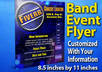 create a flyer for your bands event