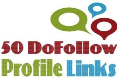 provide 50 DoFollow Profile Links + 50 Home Page Tweets big1