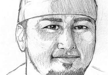 sketch a face portrait of yourself big1