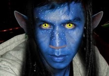 make your face look like Jake sully Avatar big1