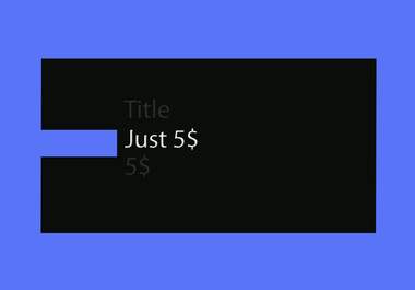 create you this Awesome BUSINESS card video big1
