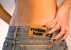 write anything on my jeans tag with the picture of my back