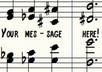 sing YOUR message in four part jazz harmony