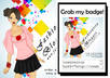 make a BADGE button for your blog small1