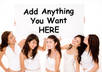 add anything you want to the sign these very beautiful Asian models are holding small1