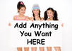 add anything you want to the sign these beautiful Asian models are holding small1