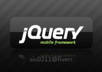 code a jQuery mobile website template small1