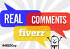 leave 3 super Quality and Thoughtful COMMENTS on your Blog Post or Page to encourage participation from other readers