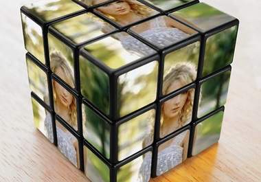 edit your picture or photo like the following picture in rubiks cube big1