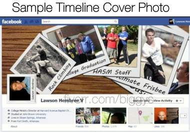 design or customized facebook page timeline cover photo banner to express your business or website or any brand big1