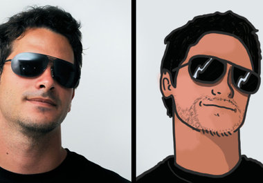 transform 2 people into a cartoon character big1