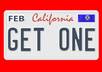 create a custom California vanity license plate