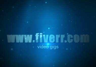 make you this video TRAILER with dynamic 3Dtext effects big1