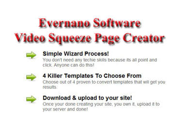 give you Four of my Creators Video Sales Page Creator and Squeeze page Creator and Graphic Creator and eBook Cover Creator big1