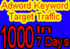 send 1000 Keywords Target Visitors To Your Web Site In 7 Days Using My Adword Account