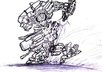 give you one of my robot sketches