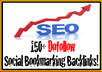 create 150 Unique DOFOLLOW Social Bookmarking Backlinks With Url Report Upon Completion small1