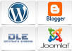 create for you the import file from your or my collected material, in sites Wordpress, Joomla, Dle Blogspot