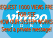 delivered super fast 15500 + 500 free = 20,000 views on VIMEO and split the views on 120 hrs 5 days