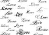 turn your text tattoo design into a flash sheet with 5 fonts