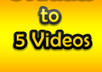coNVERT 7 Seven Articles to Videos within 24 Hours Unlimited words small1