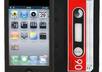 ship you a iphone 4 iphone 4s flex silicone Cassette tape case