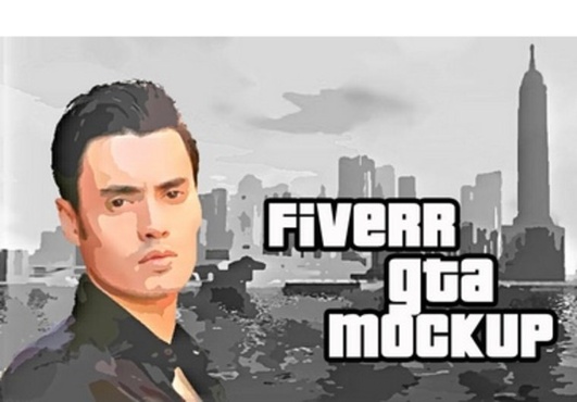 design GTA style poster with your photo big1