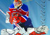 create a 4x6 photo that resembles a hockey card