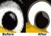vectorize one of your images or logo