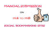 manually submit and bookmark your site to 20 of the top PR4 to PR8 Social Bookmarking sites