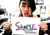 make you a cute emo scene piercing fan sign for your band/business/person, or anything else you want it to say