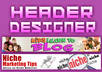 design a header for your blog or website small1