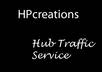 deliver 2000 real human ads safe hubviews traffic distributed all over your hubs