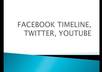 create a striking Facebook Timeline and a matching Twitter and YouTube backgrounds