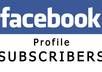 give you 1000+ Real facebook SUBSCRIBERS to your profile without admin access small1